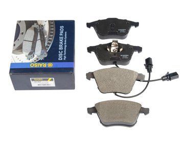 RAISO Колодки Гальмівні Передні AUDI A3 8PA 2004-2013 АУДІ А3 (З датчиком) RP1809 фото
