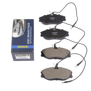 RAISO Колодки Гальмівні Передні PEUGEOT 406 8C 8B 1997-2004 ПЕЖО 406 (З датчиком) RP1423 фото
