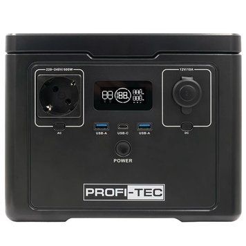 Портативна зарядна станція PROFI-TEC PPS600 LiFePO4 (1.2 кВт, 512 Вт/год) (006852) PPS600 фото